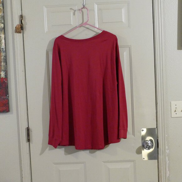 Nike Plus Size Long Sleeve Cotton Graphic Top NWT - Picture 10 of 10